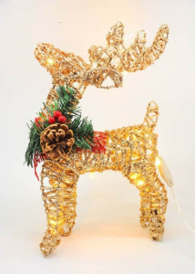 Светодиодная фигура "Олень" 30 см