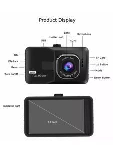  Похожие   Видеорегистратор FUL HD CAR DVR MA-586