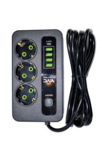 Сетевой фильтр YYC PC-1074-3USB