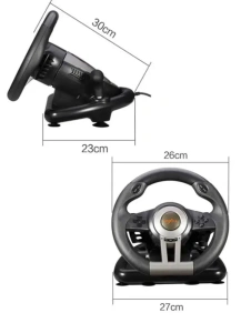 Игровой руль PXN V3 Pro для ПК, Гоночный симулятор вождения с педалями, передачами / Джойстик игровой